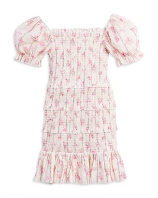 KatieJnyc Girls' Laila Floral Smocked Dress - Big Kid  | Bloomingdale's Kids | Bloomingdale's (US)