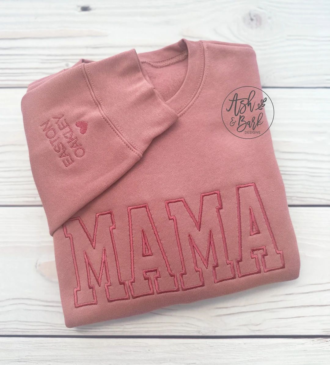 Personalized Mama Sweatshirt Embroidered Mama Sweatshirt - Etsy | Etsy (US)