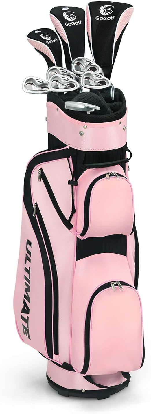 Tangkula Complete Golf Clubs Package Set 10 Pieces for Women Right Hand, Includes 460cc Alloy Dri... | Amazon (US)