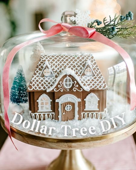 I used a dollar tree dollhouse to make this gingerbread house decor ; I’ll link similar here plus all the supplies I used! #diychristmas #diydecor 

#LTKSeasonal #LTKhome #LTKHoliday