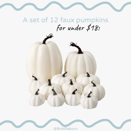 Faux white Halloween and fall pumpkins! Plus some other fun fall finds linked 

#LTKkids #LTKhome #LTKSeasonal