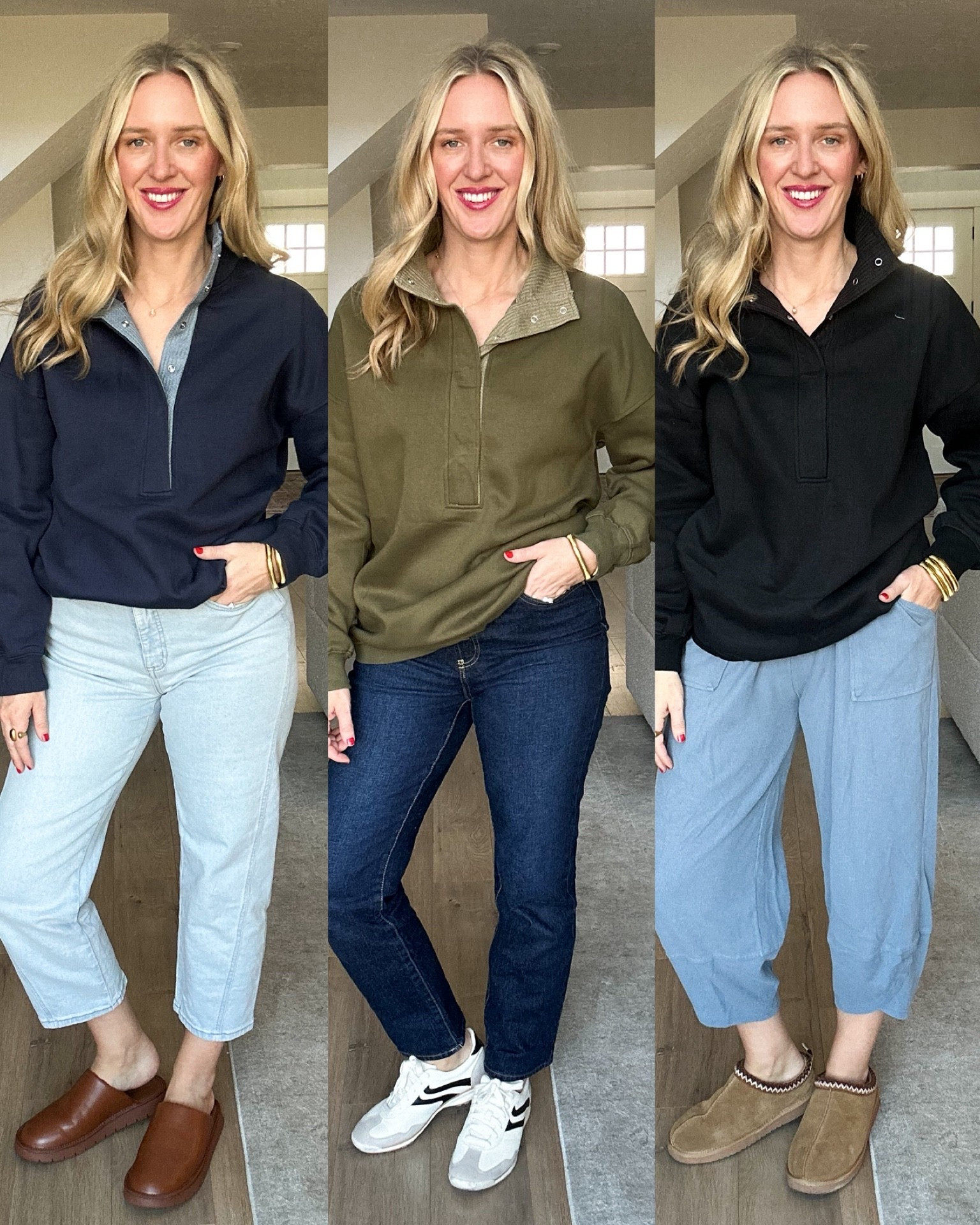 These fleece-lined pullovers are a total Free People dupe and they’re now over 50% off on Major Deal 🤍
The quality is so good — soft, cozy, and that slouchy oversized look everyone loves. They look and feel like Free People but at a fraction of the price. I’m typically a medium, but I sized up to a large for that relaxed, oversized fit. I’m sharing three different colors and honestly… they’re all good.

Perfect for everyday mom life, lounging, errands, travel, and layering all season long.

#ltkfinds #ltksale #ltkfashion #ltkwinter #lookforless #dupefinds #freepeopleinspired #designerinspired #affordablefashion #walmartfashion #walmartfinds #momstyle #cozystyle #loungewearstyle #casualoutfits #everydaywear #budgetfriendly #oversizedstyle #falllayers #winterlayers

#LTKmomlife #LTKSaleAlert #LTKFindsUnder50