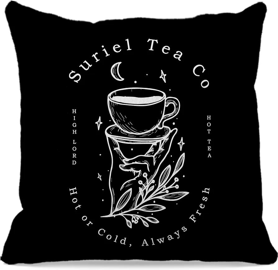 ACOTAR Gift Suriel Tea Co Throw Pillow Case 18″×18″,A Court Of Thorns And Roses Bookish Deco... | Amazon (CA)