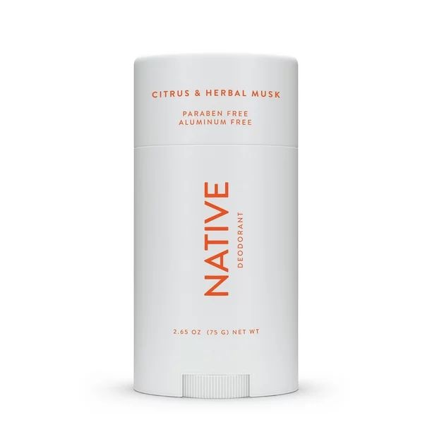 Native Natural Deodorant, Citrus and Herbal, Aluminum Free, 2.65 oz | Walmart (US)