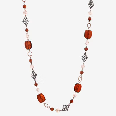 1928 Black-Tone 40 Inch Link Strand Necklace | JCPenney