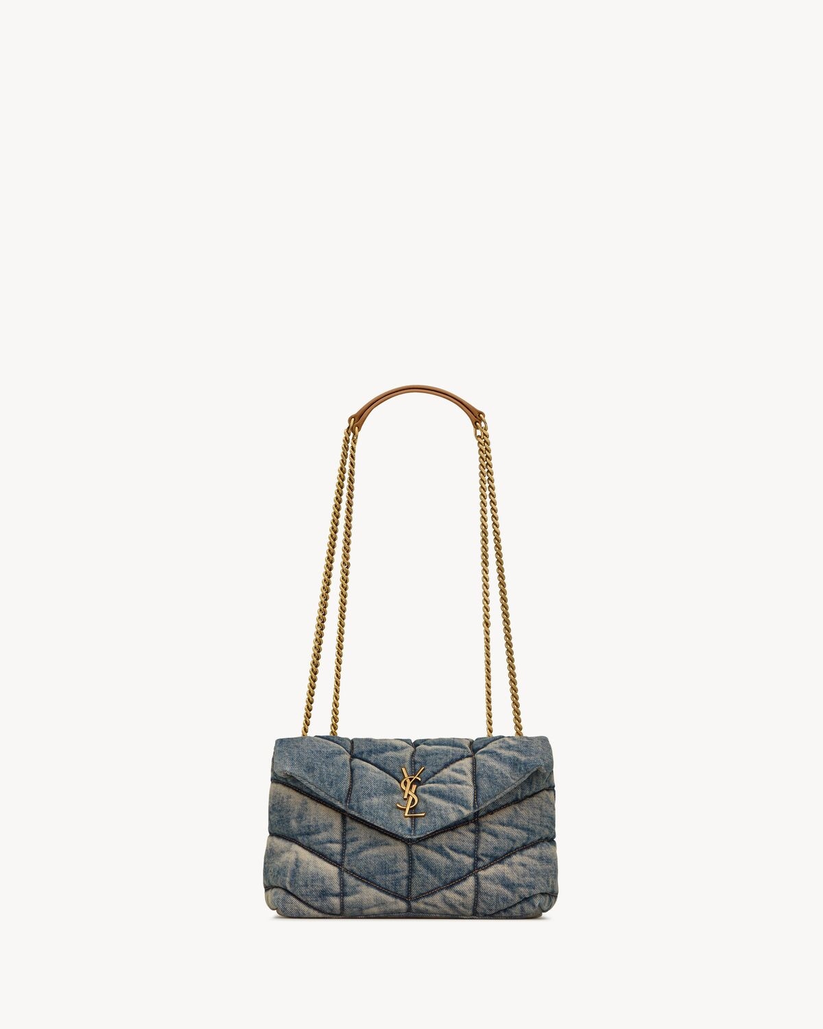 puffer toy in denim | Saint Laurent Inc. (Global)