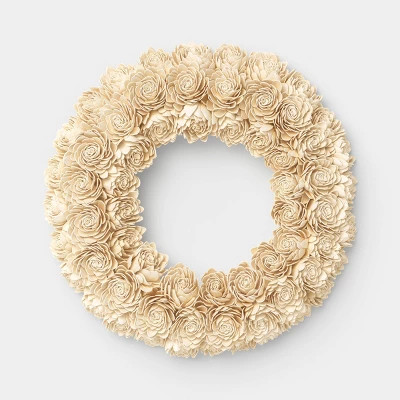 4.25" Shola Flower Preserved Wreath - Threshold™ | Target