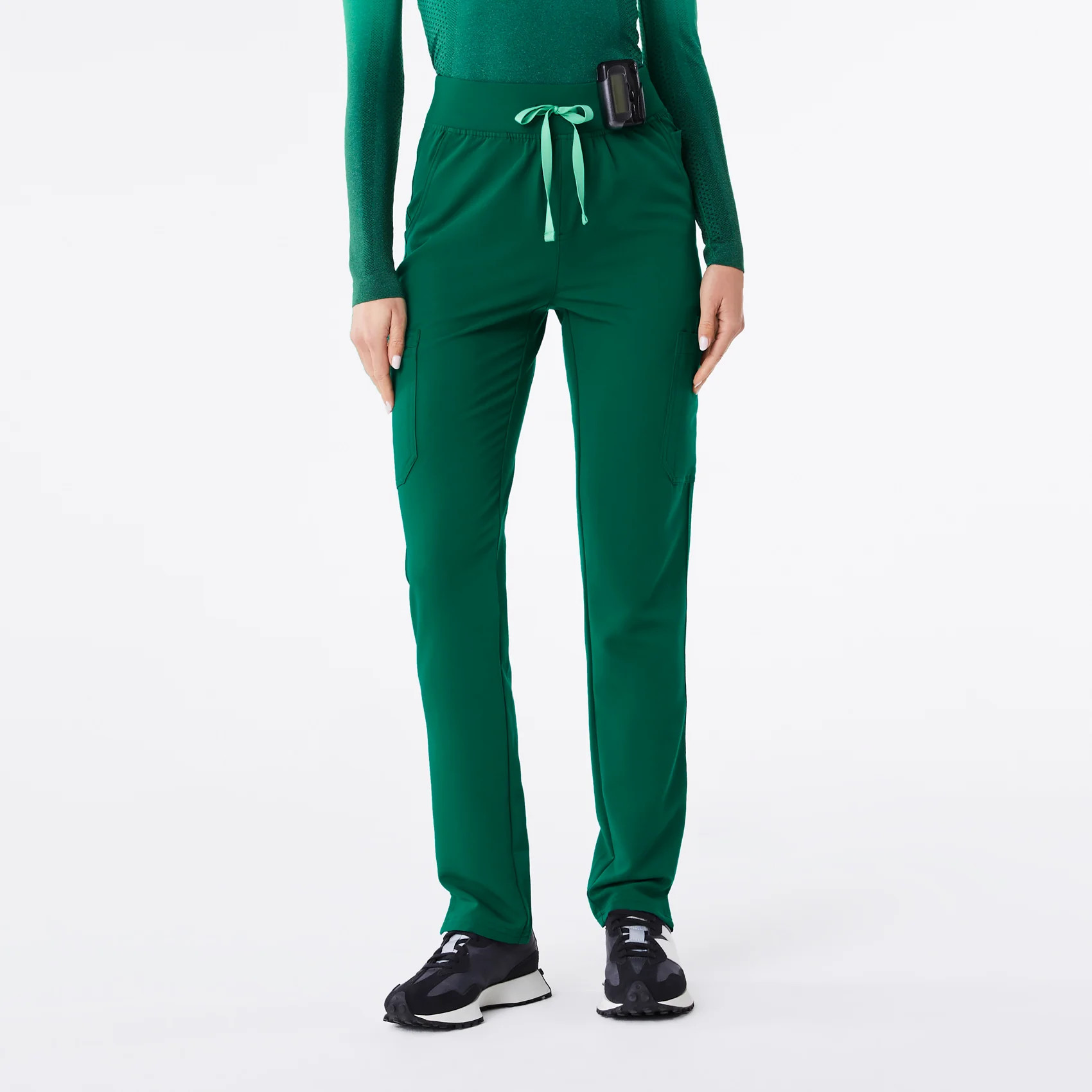 Women’s High Waisted Yola Skinny Scrub Pants™ - Hunter Green · FIGS | FIGS