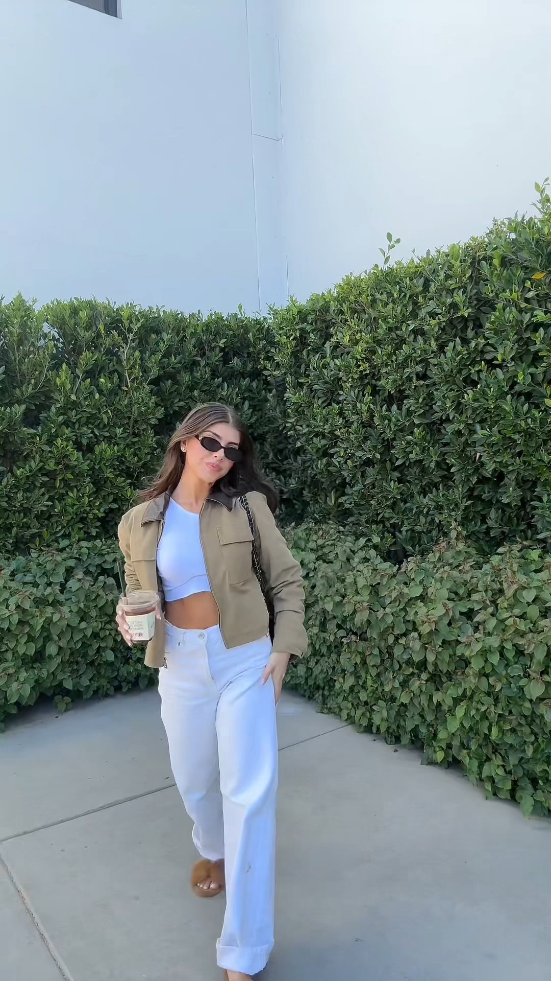 Tank: Khy raw hem tank 
Jeans: Zara (old)
Shoes: Hermes 