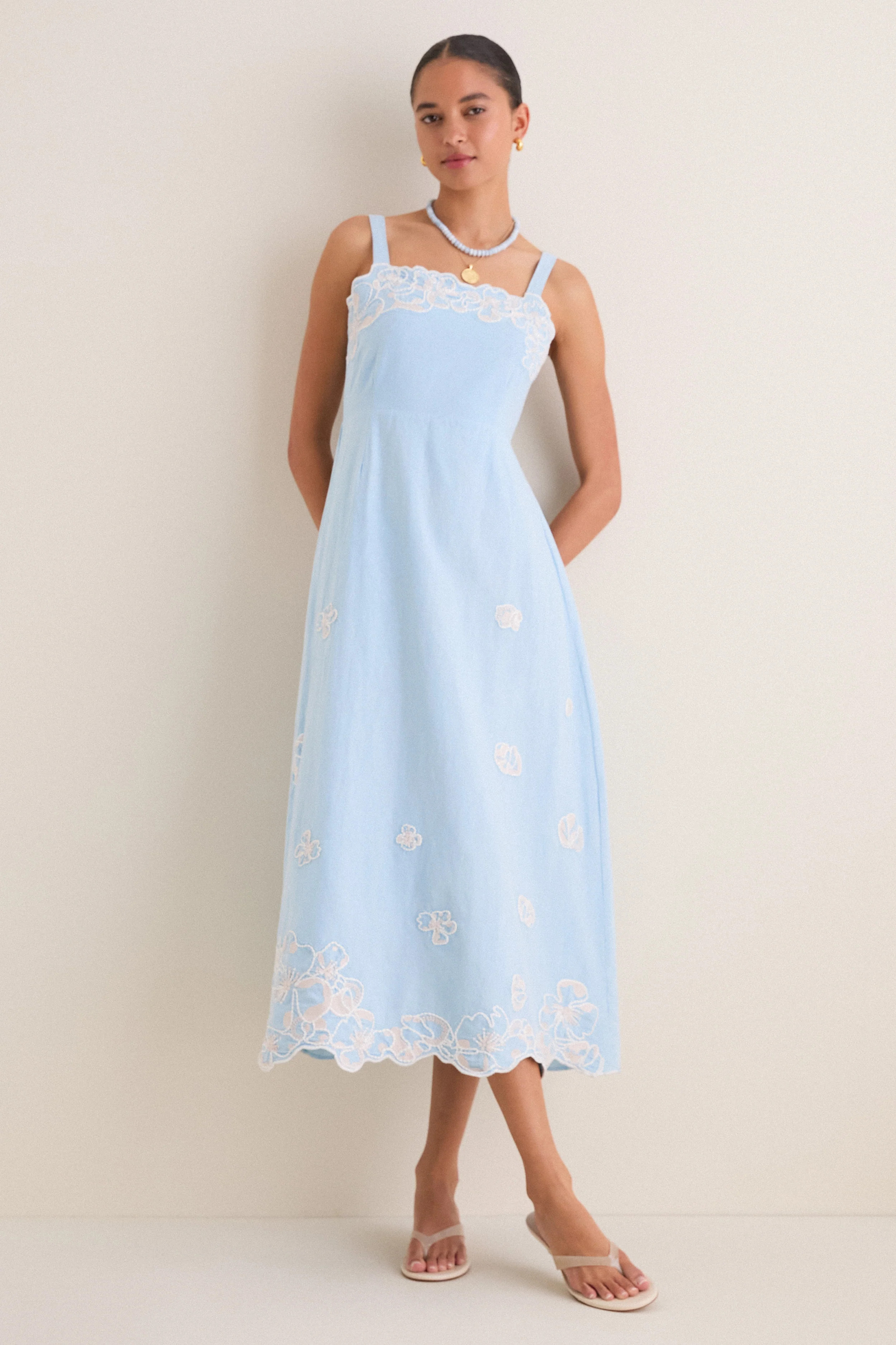 Glacier Lake Marceline Midi Dress | Tuckernuck (US)