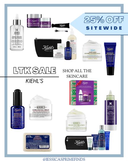LTK SALE 9/18-20! Kiehl’s Discount 25% OFF SITWIDE! Shop skincare  Favorites & Best Sellers… 25% OFF SITEWIDE! #LTKSale #LTKbeauty

#LTKbeauty #LTKSale #LTKsalealert