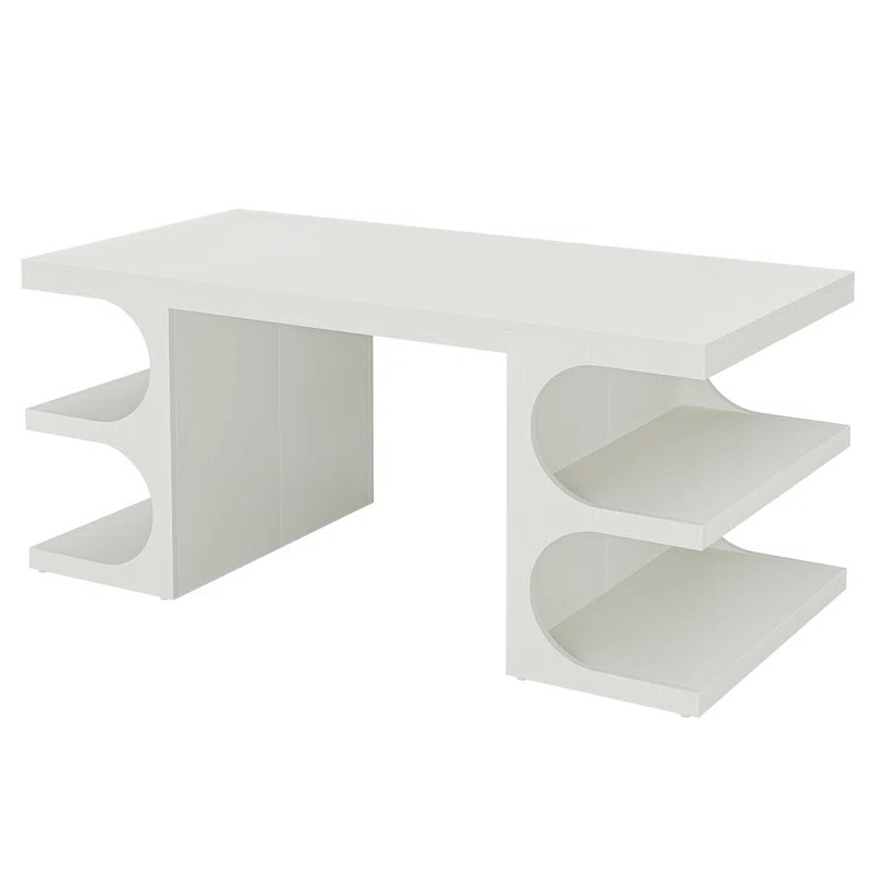 Ivy Bronx Wooden Large Computer Desk for Home Office | Wayfair | Wayfair North America