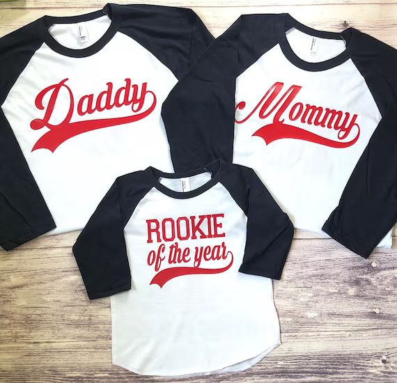 Rookie of the Year Family Baseball Birthday Shirts | Etsy | Etsy (US)