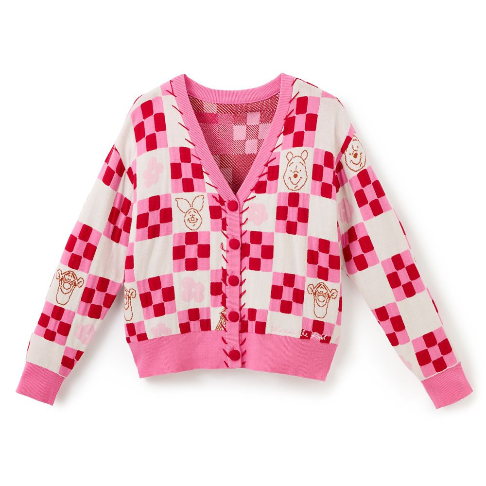 Winnie the Pooh and Pals Checkered Cardigan for Women – Exclusive | Disney Store