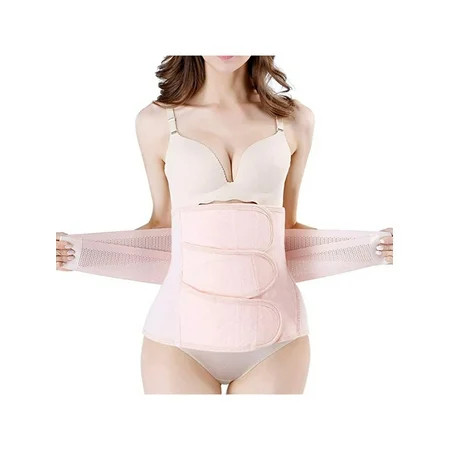SAYFUT Women's Postpartum Belly Wrap Recovery Belt Belly Band Binder Back Support Waist Shapewear | Walmart (US)