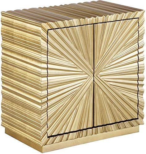 Meridian Furniture 824 Golda Collection Modern | Contemporary Starburst Designed Side Table in Go... | Amazon (US)