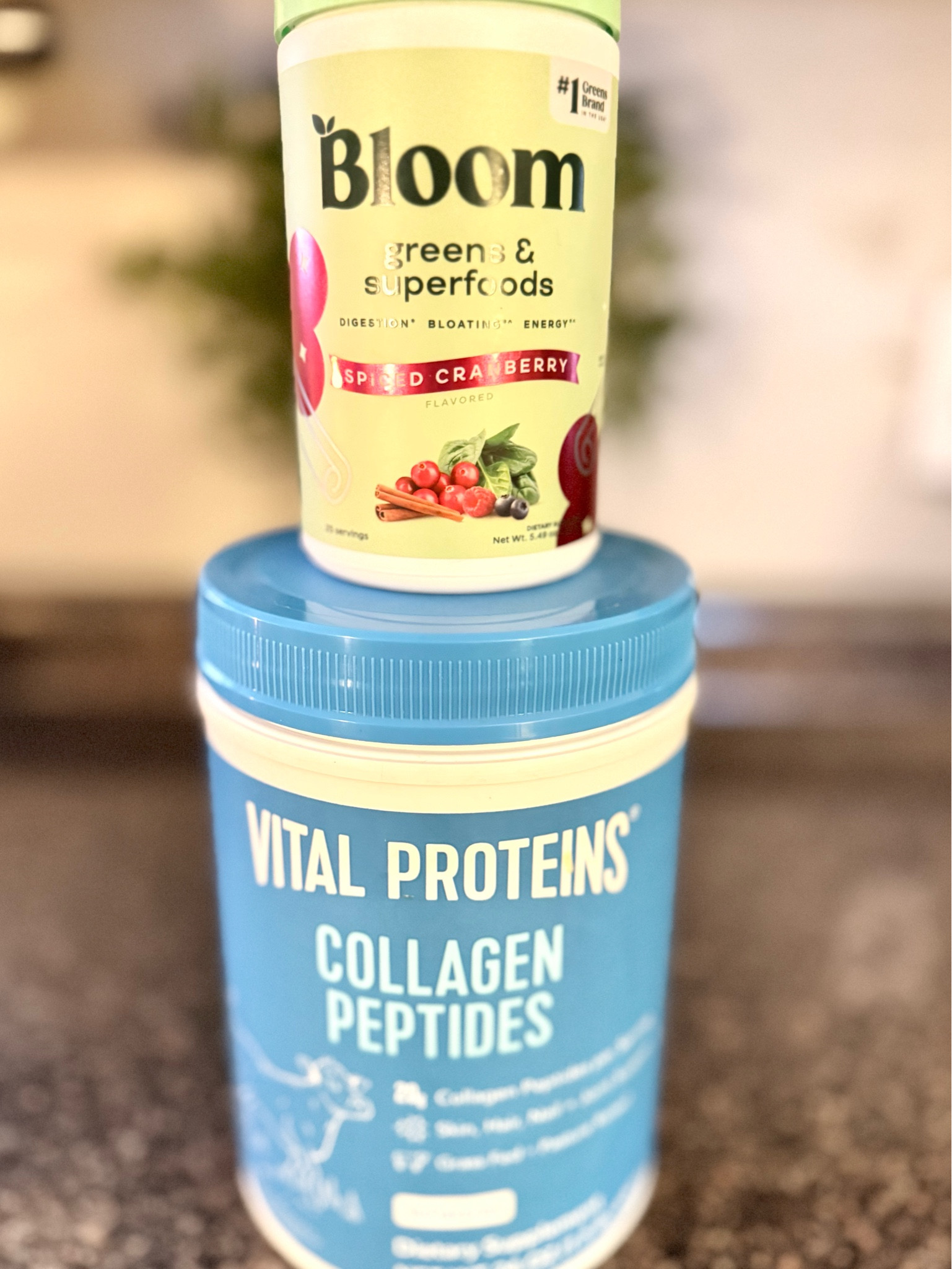 Such great additions to your morning routine!  I add the Vital Proteins collagen peptides in my coffee every morning.  It’s completely flavorless so you cannot even tell!  So good for hair, nails, skin and joints! 

Mix the Bloom Greens and Superfood into a glass of water and they are actually really delicious, unlike other brands I’ve tried in the past! Great for energy, immune support and gut health! They even have a specific version made just for kids 4 and older :) 

Health and wellness 

#LTKFamily #LTKBeauty #LTKActive