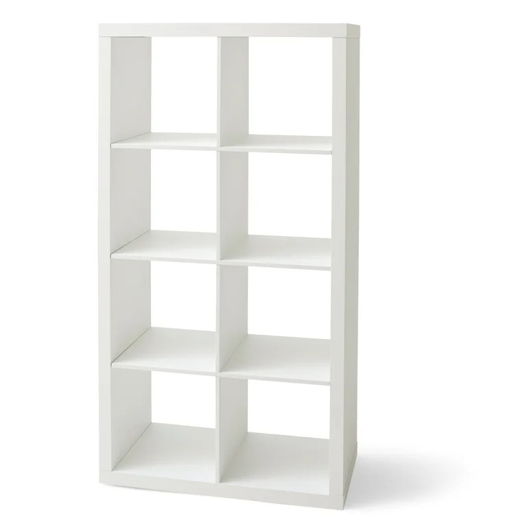 Better Homes & Gardens 8-Cube Storage Organizer, Textured White - Walmart.com | Walmart (US)