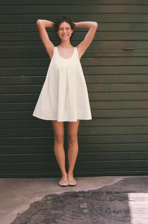 MINI POPLIN DRESS | Zara US