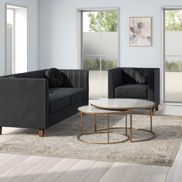 Bryton 2 Piece Living Room Set | Wayfair Professional