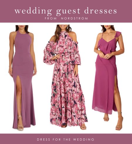 Spring wedding guest dresses from Nordstrom.
Purple dress, maxi dress, wedding guest dress, Dress the Population dress, Petal and Pup dress, spring dresses, what to wear to a April, May, or June wedding,  midi dress, cocktail dress. 

#LTKSeasonal #LTKparties