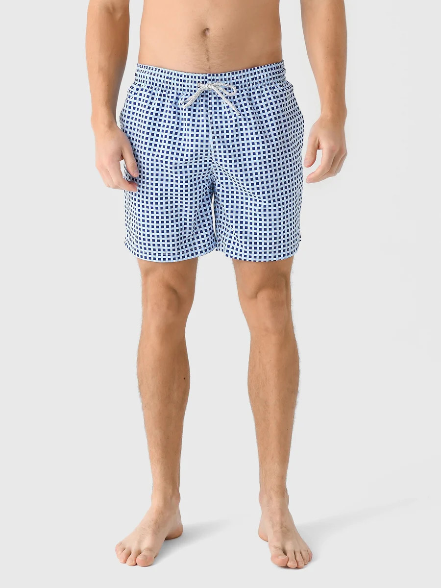 Michaels Swimwear Men's Squares Swim Trunk | Saint Bernard