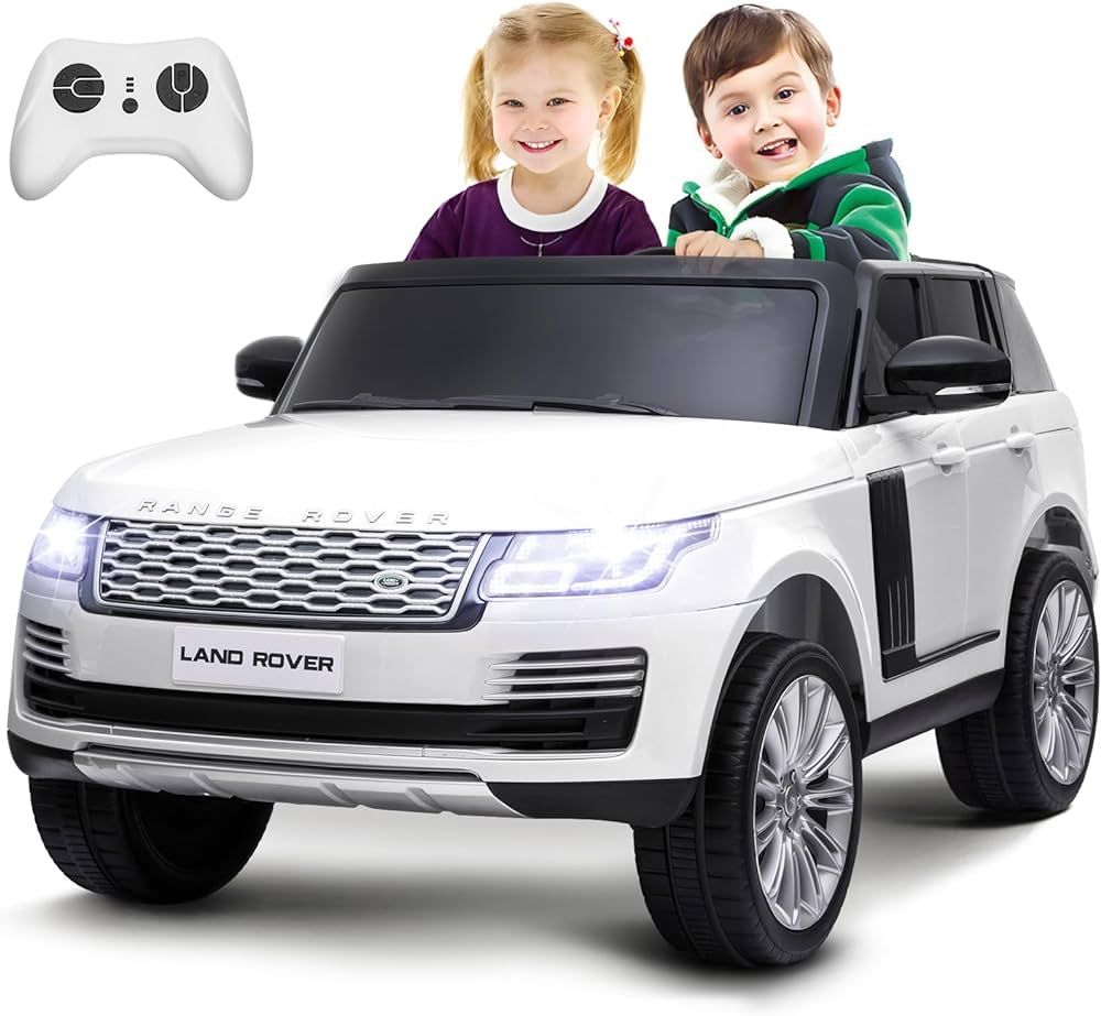 24V Licensed Land-Rover Ride On Car Truck, JOYRACER 2 Seater Range-Rover Kids Electric Car w/Re... | Amazon (US)