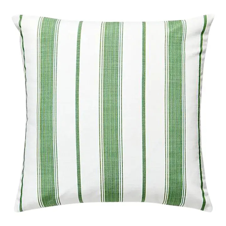 The House of Scalamandré Sconset Outdoor Pillow, Vert | Chairish