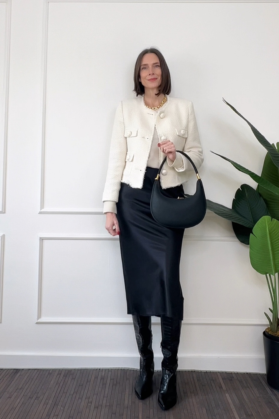 Knee-high boots will keep you warm and dry as you go back to work after Christmas. Mine are a little casual (and old) but I’m linking some office-appropriate options. 
Pair with a silk skirt and a cosy knit and you’re sorted  

#LTKSeasonal #LTKworkwear #LTKstyletip