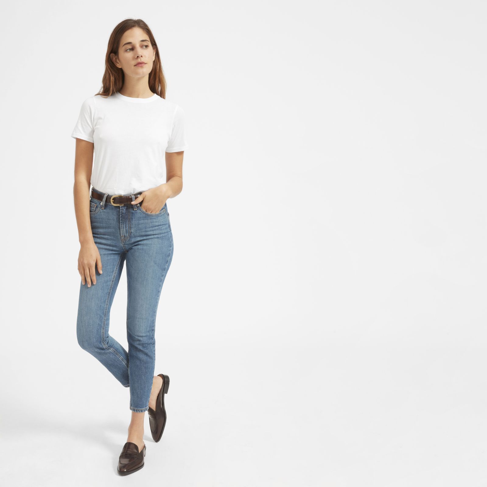 Women's Cotton Crew T-Shirt by Everlane in White, Size XXS | Everlane