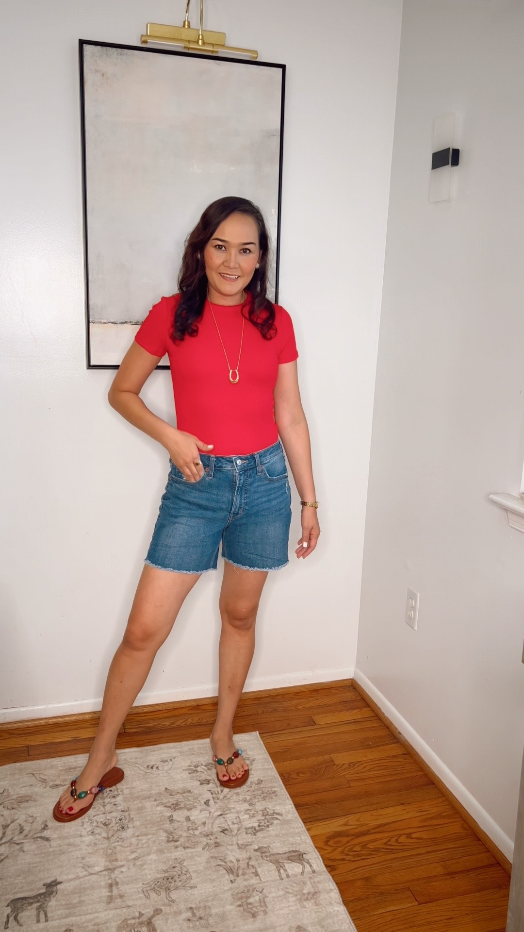 I’ve realized the women whose style always looks effortless usually have one thing in common: really good basics.

These Amazon Essentials ribbed tees are soft, flattering, stretchy without feeling tight, and they instantly make denim shorts look styled instead of thrown on.

I grabbed multiple colors because these are the pieces I actually reach for on busy days, errands, summer trips, coffee runs, and “I don’t know what to wear” moments.

Simple. Easy. Functional. But still polished.

Which color would you wear most: red, white, or blush? 👀

#LTKootd