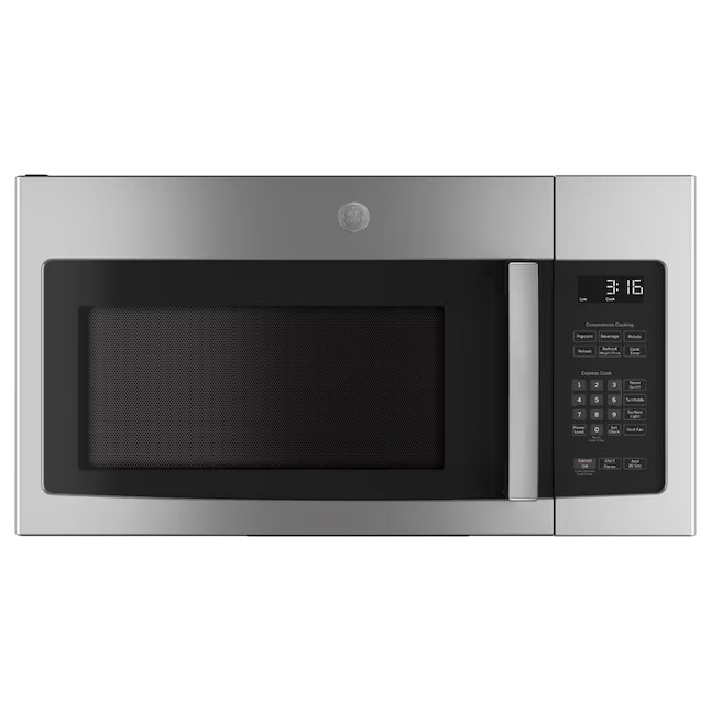 GE 1.6-cu ft 1000-Watt Over-the-Range Microwave (Stainless Steel) | Lowe's