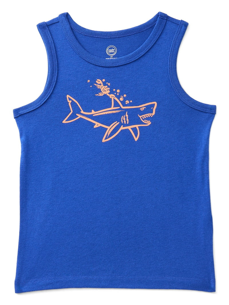Wonder Nation Toddler Boys' Graphic Tank Top, Size 18M-5T | Walmart (US)