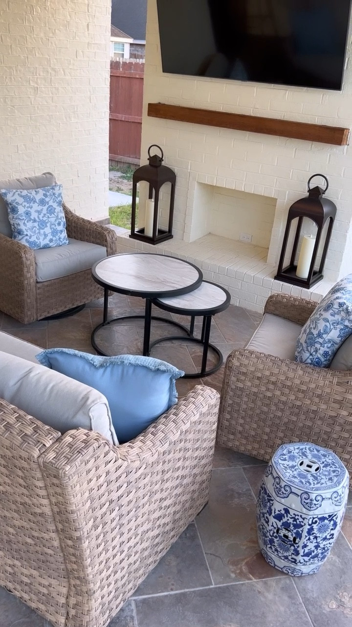 Walmart wicker Outdoor Patio furniture 
Better homes and gardens
Chinoiserie garden stool 
Outdoor decor
Patio and pool
Pool house
Affordable 
Natural 
Rattan
Blue and white decor
Traditional 
Grandmillennial 
Coastal French cottage style
Powder blue outdoor throw pillows 
Large lanterns
Samsung 65 inch
Glider chairs
2 nesting tables
Marble
Black metal
#LTKFind

#LTKSeasonal #LTKsalealert