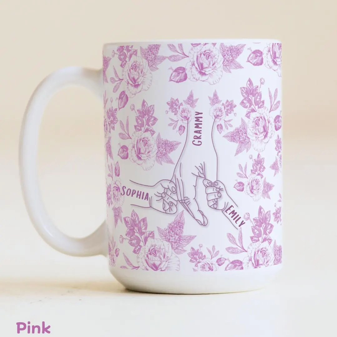 Mom Girls Names Unique Present for Mammy Customized Mom Twin Gift Personalized Mother's Day Mug B... | Etsy (US)