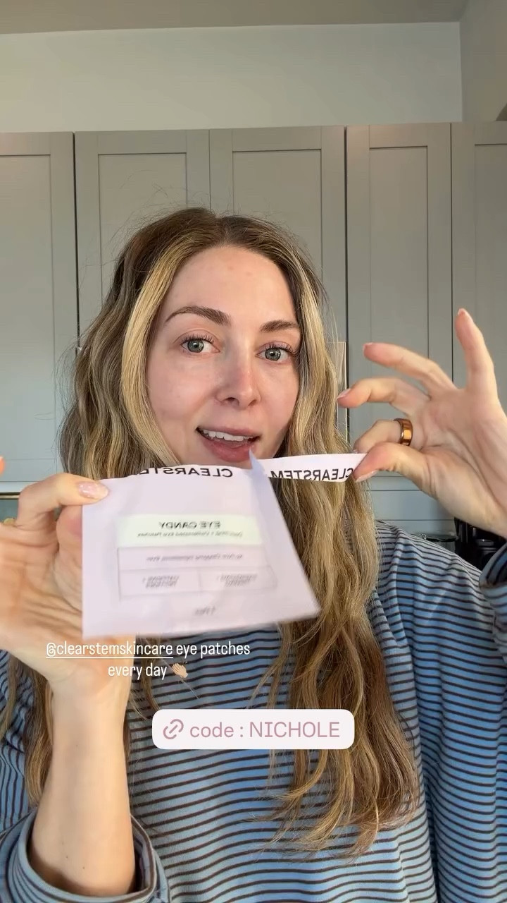 @clearstemskincare eye patches every day 👏🏼
Use code : NICHOLE

#LTKBeauty #LTKdayinmylife #LTKmorningroutine