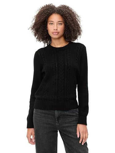 GAP Womens Cable Crewneck Sweater Navy Uniform XXL | Amazon (US)