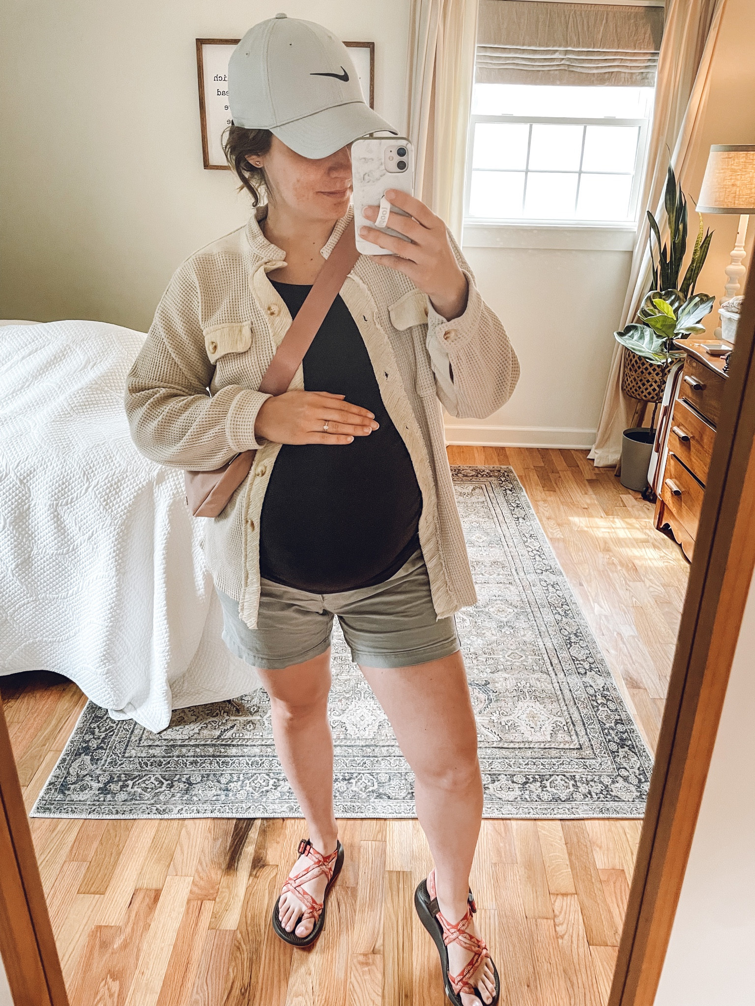 casual maternity outfit for spring. 34 weeks. 

#LTKSeasonal #LTKbaby #LTKbump