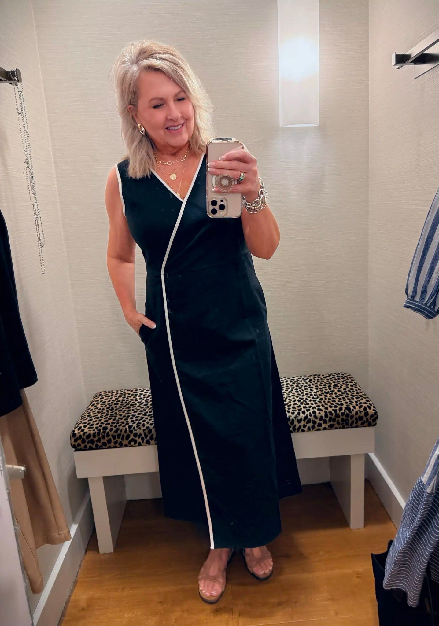 This dress is a great find from Chico’s! I can wear it to so many different events. I am wearing a size 1, but would recommend sizing up 1. 

#LTKOver40 #LTKWorkwear #LTKTravel