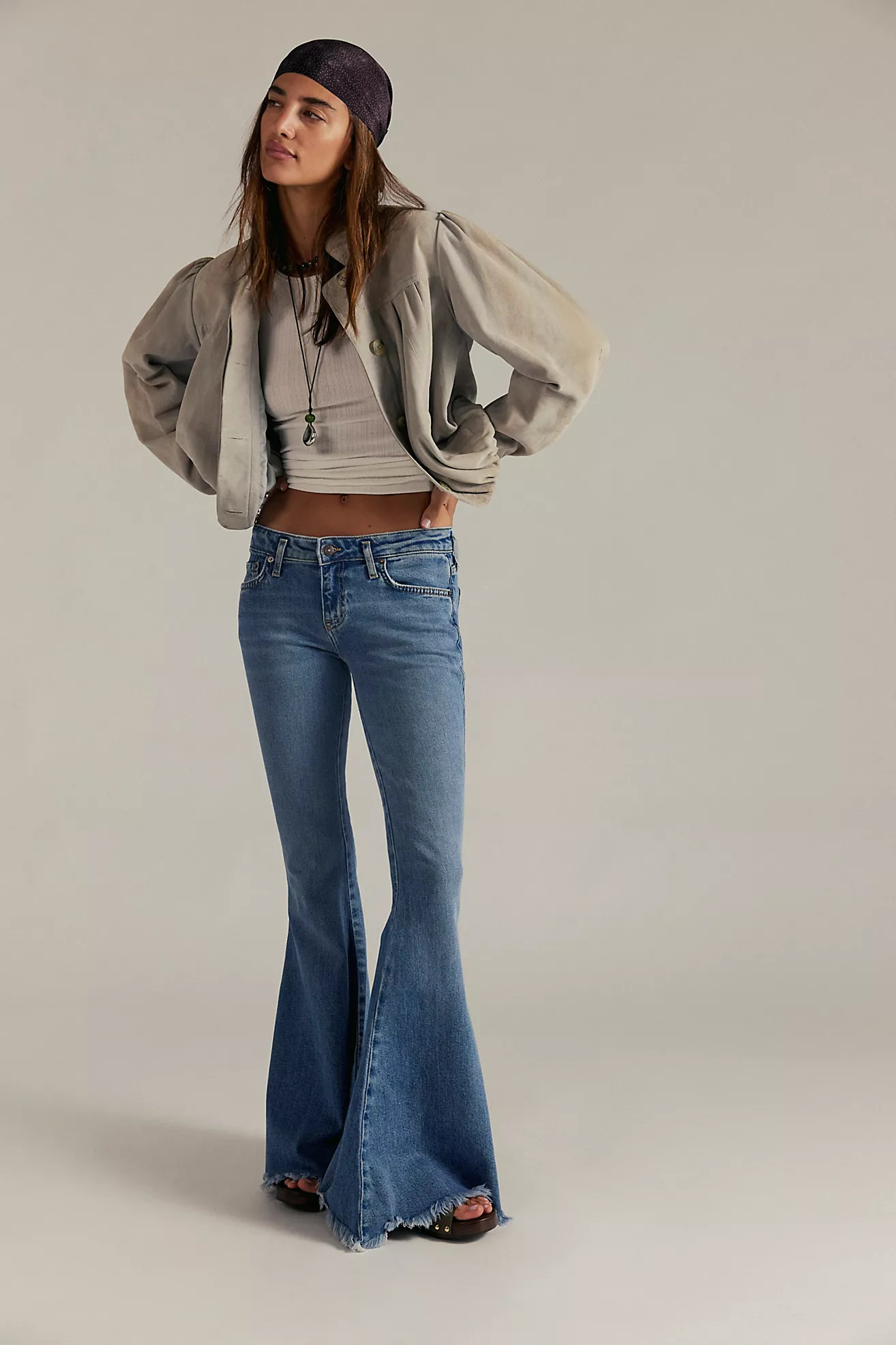 We The Free Emre Low-Rise Flare Jeans | Free People (Global - UK&FR Excluded)