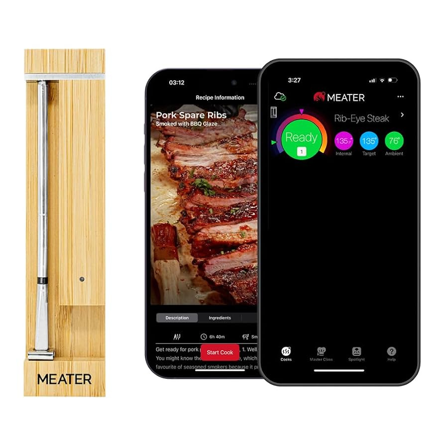 MEATER Pro: Smart Bluetooth Wireless Meat Thermometer Digital | 550°C Heat Resistance | Long Ran... | Amazon (CA)