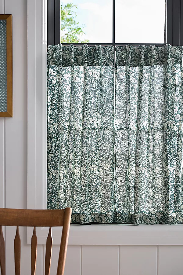 Hyacinth Printed Café Curtains, Set of 2 | Anthropologie (US)