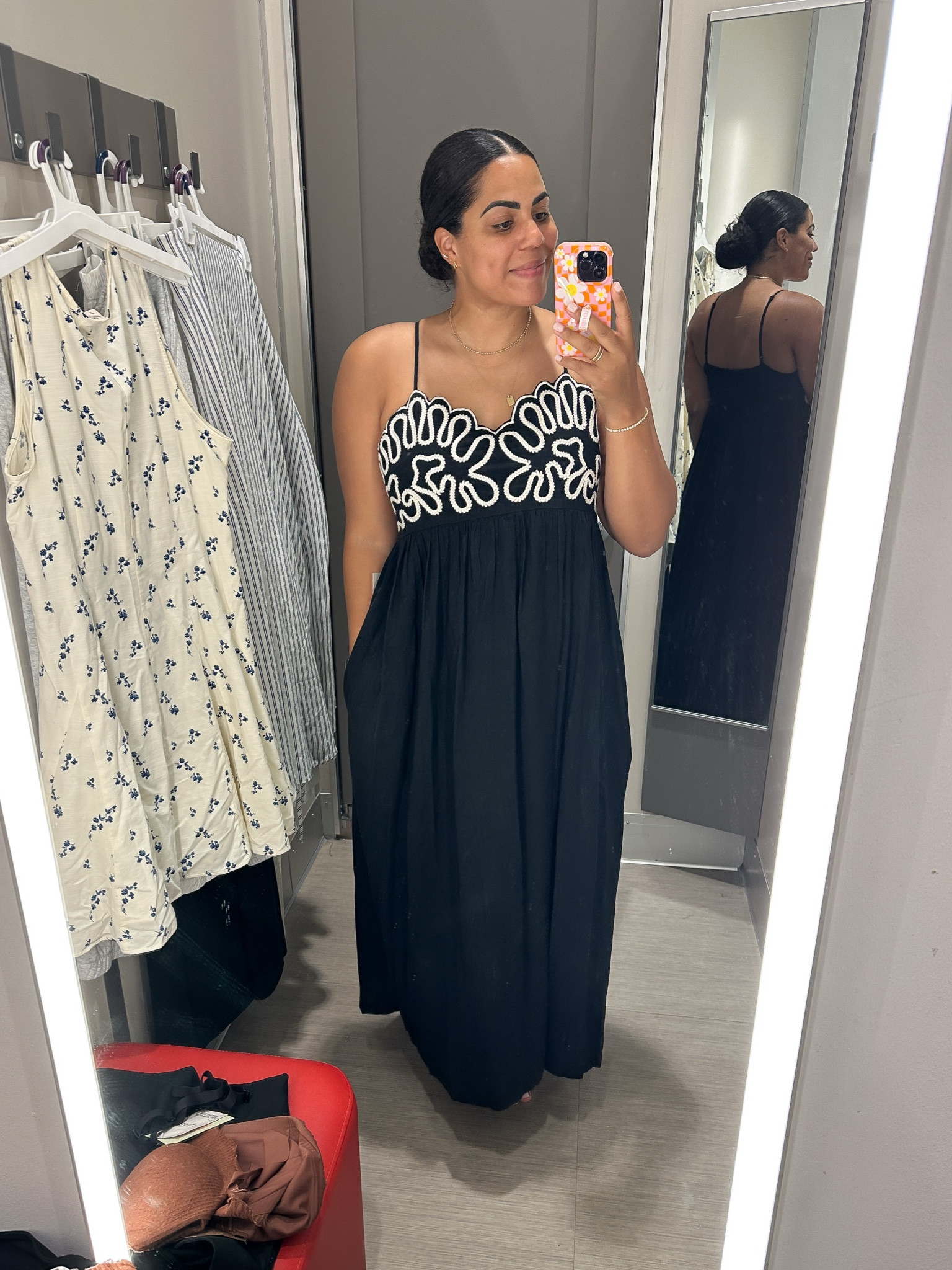 Fits true too size! Wearing an XL