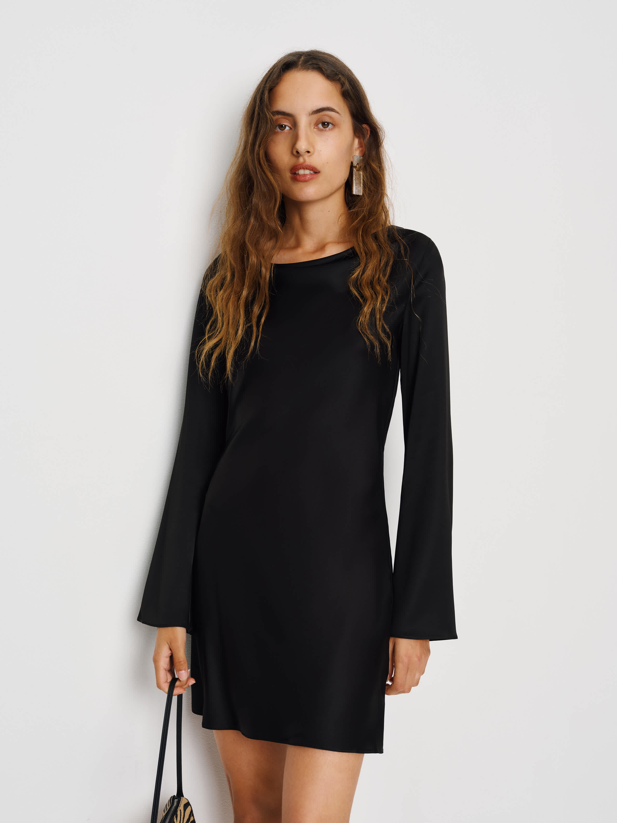 Pike Satin Dress | Reformation (Global)