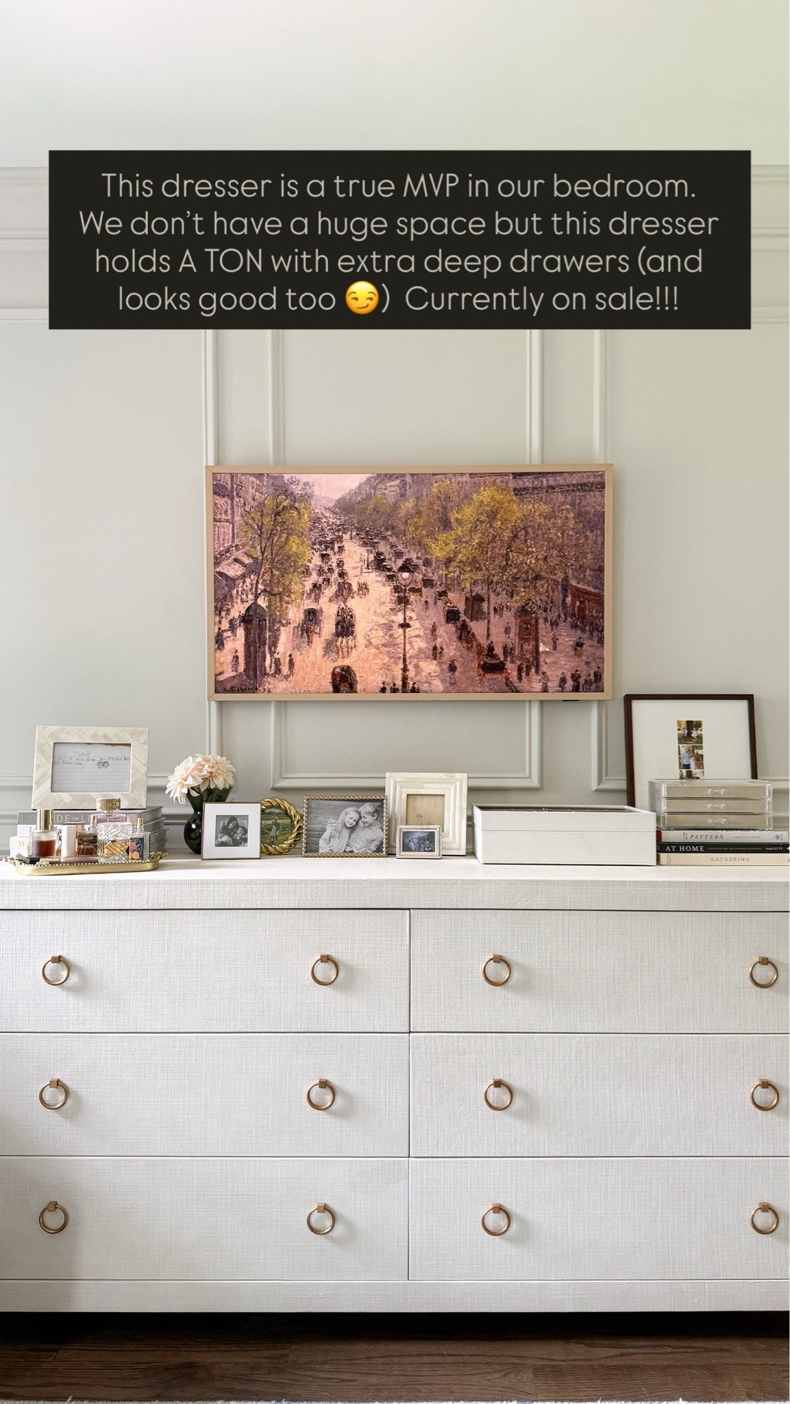 This dresser is a true MVP in our bedroom. We don’t have a huge space but this dresser holds A TON with extra deep drawers (and looks good too 😏)  Currently on sale and comes in several sizes and colors!

#LTKSaleAlert #LTKHome #LTKdayinmylife