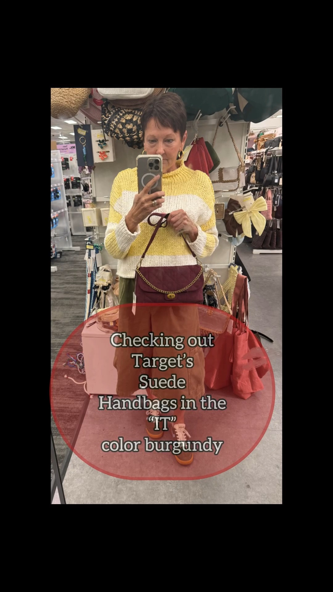 I’ve been looking for a cute handbag in the latest “it” color, burgundy, but I dont want to spend a fortune on it. Well Target has a great selection at reasonable prices. But I can’t decide which I like best. Check them all out. #LTKTarget

#LTKOver40 #LTKMidsize