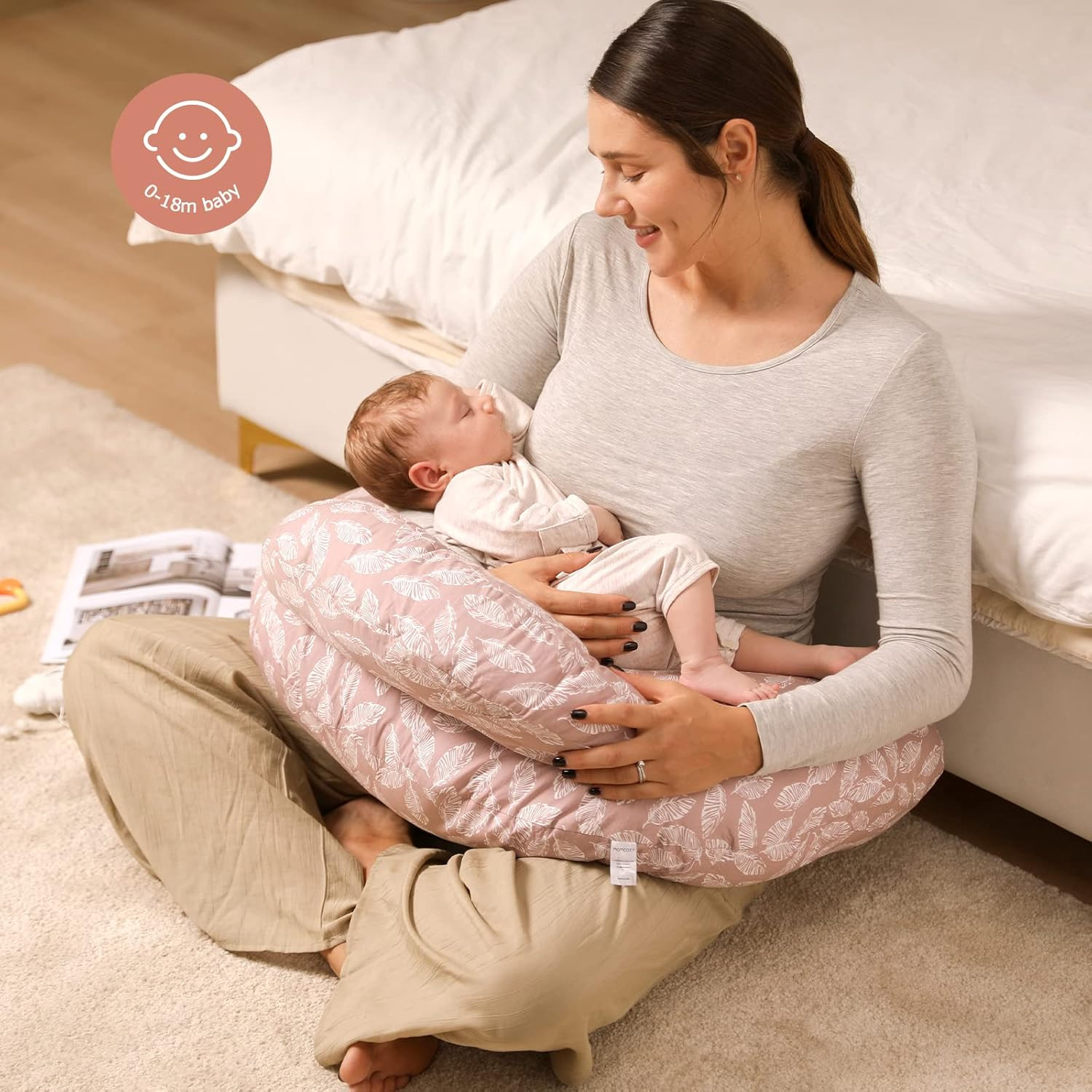 Momcozy Original Nursing Pillow and Positioner - Plus Size Feeding Pillow | Breastfeeding, Bottle... | Amazon (CA)