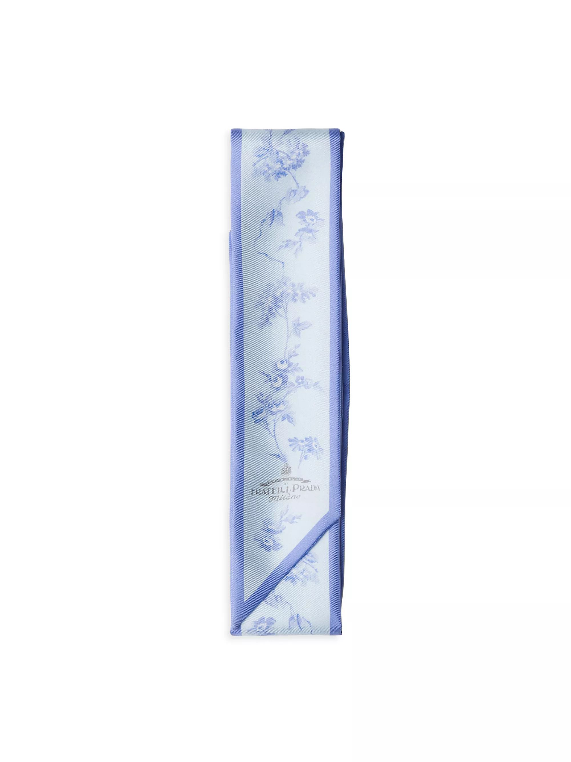 Silk Twill Printed Tape Scarf | Saks Fifth Avenue