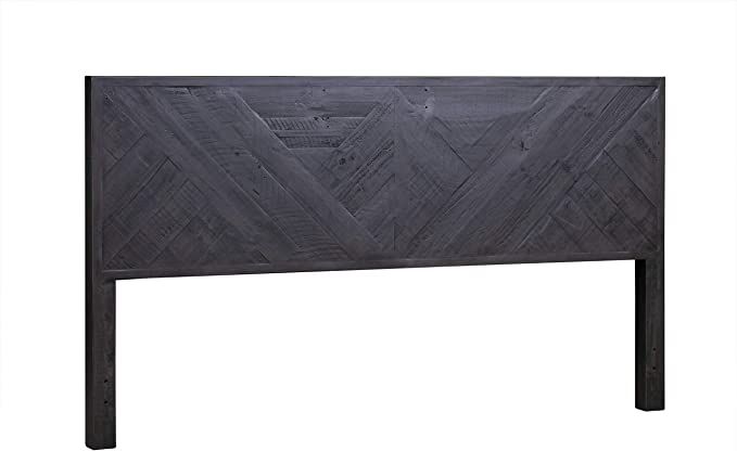 Amazon Brand - Stone & Beam Modern Farmhouse Solid Wood Headboard, King, 79"W, Charcoal Gray | Amazon (US)