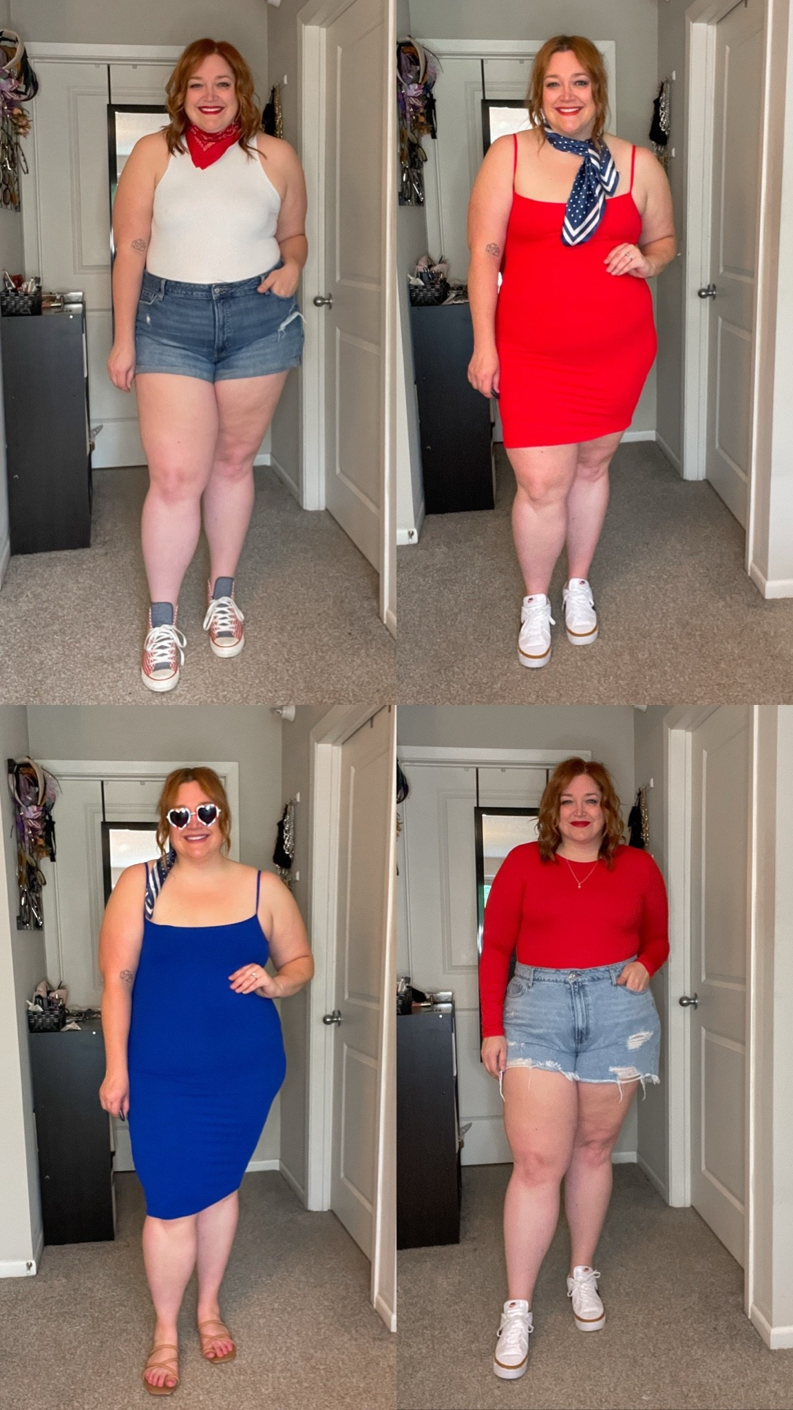 Some of my past favorite 4th of July outfits. Mid size and plus size friendly

#LTKPlusSize #LTKMidsize